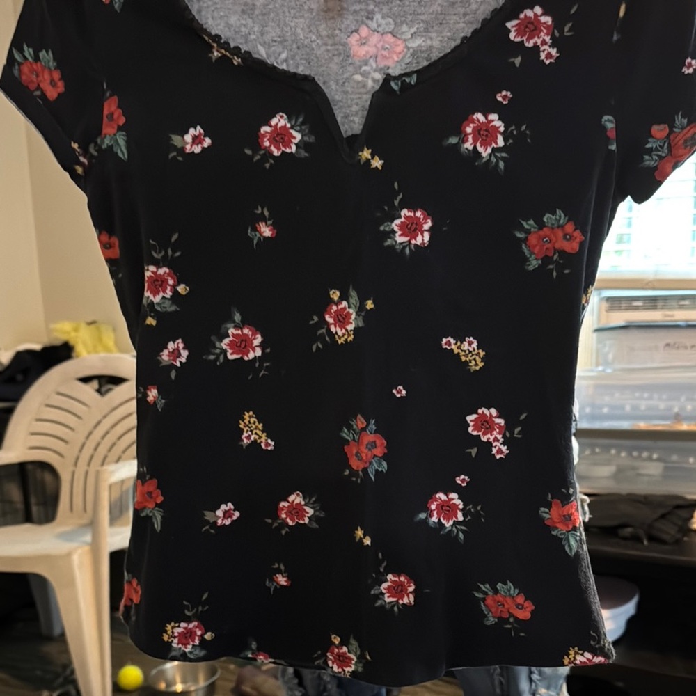 4 girls tops and bathing suit coverup